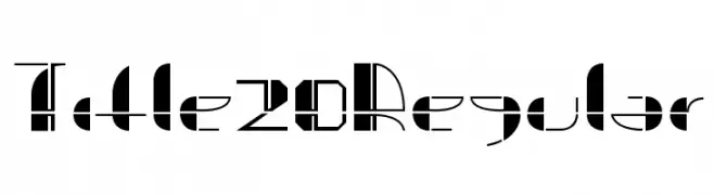 Title 20 Regular  Fuentes Gratis Descargar