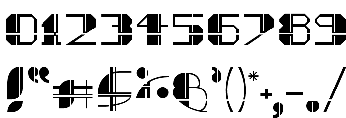 Title 20 Regular Font OTHER CHARS