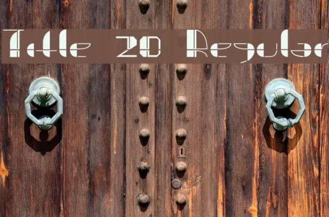Title 20 Regular Example 3