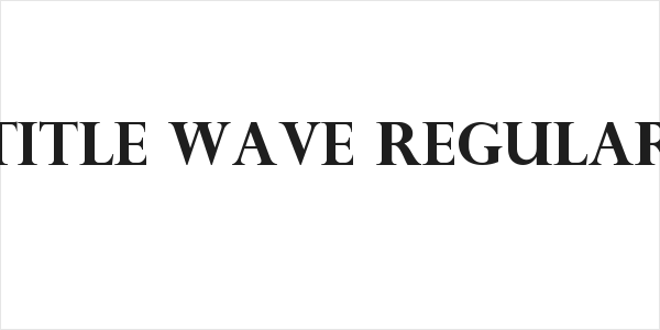 Title Wave Regular Logo