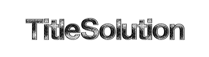 TitleSolution Font