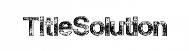 TitleSolution  Frei Schriftart Herunterladen