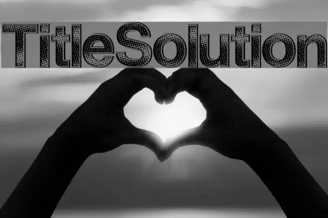 TitleSolution Font examples