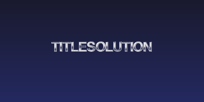TitleSolution Social Header