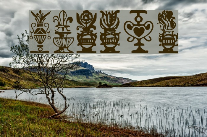 Titling-Ornaments-1 Font examples