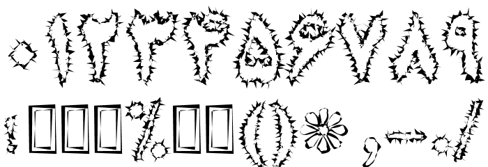 Titr Cactus Font OTHER CHARS