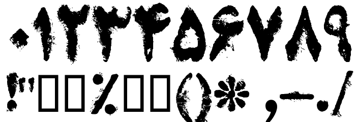 Titr Old Font OTHER CHARS