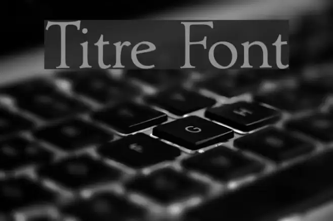 Titre Fonte examples