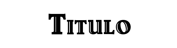 Titulo Font