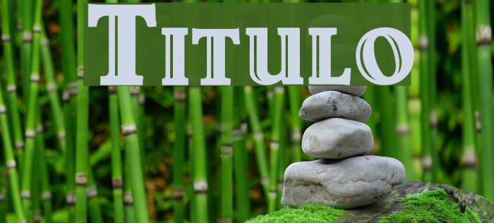 Titulo Font examples