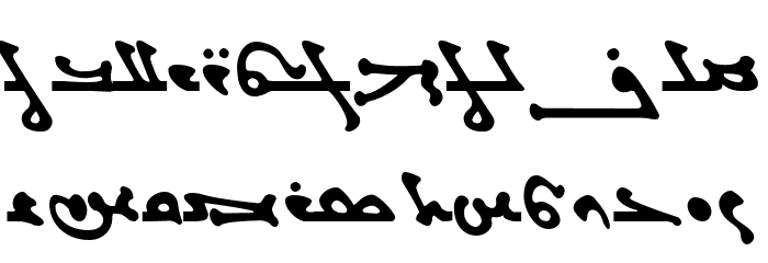 Titus Manichean Font LOWERCASE