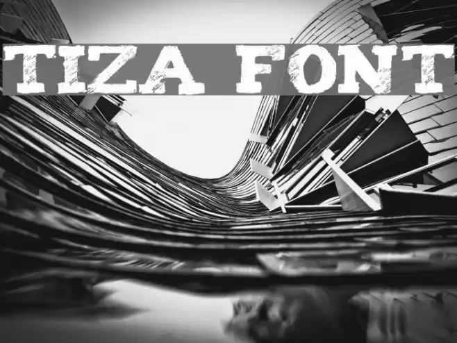 Tiza Font examples