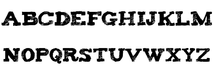 Tiza Font LOWERCASE