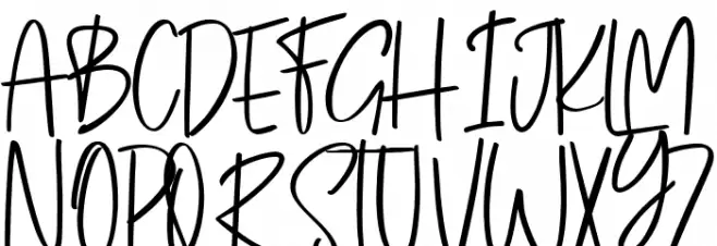 tiara wiliams Regular Schriftart Groß