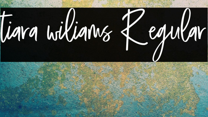 tiara wiliams Regular Example 3