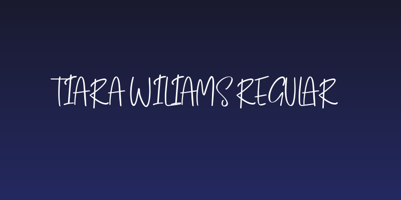 tiara wiliams Regular Social Header