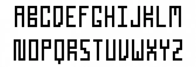 tight pixel Regular Fonte MAIÚSCULAS