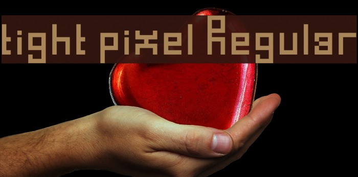 tight pixel Regular Font examples