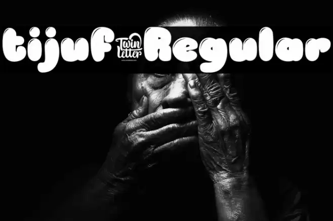 tijuf-Regular Fonte examples