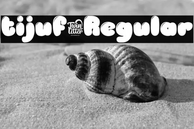 tijuf-Regular Fonte examples