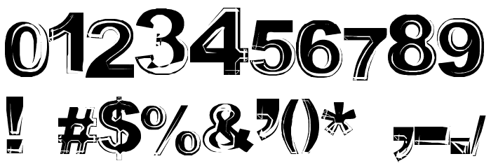 timeportal フォント その他の文字