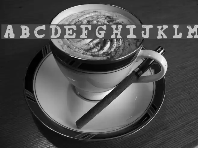 tipo carimbado Font examples