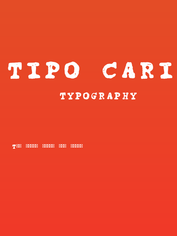 tipo carimbado Poster