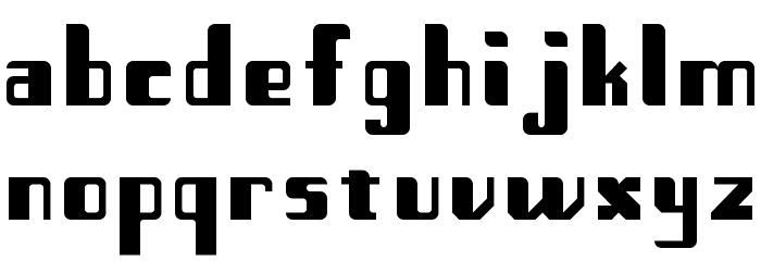 tipografia Regular Font LOWERCASE