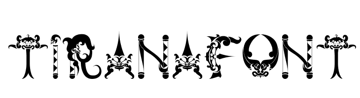tiranafont  Frei Schriftart Herunterladen