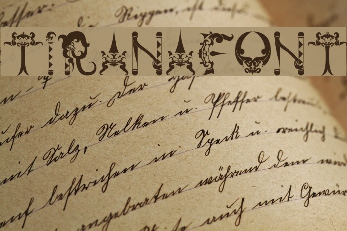 tiranafont Example 3