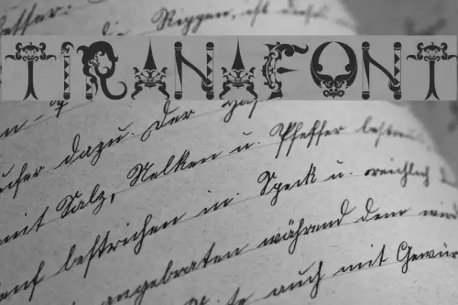 tiranafont Font examples