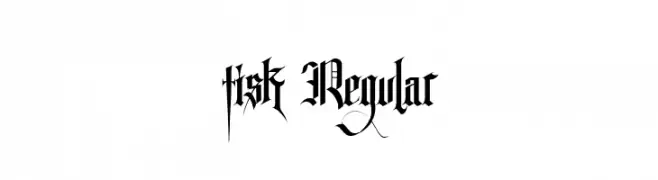 tisk Regular  免费字体下载