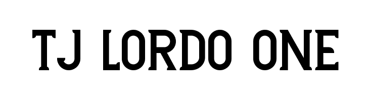 TJ Lordo One  Free Fonts Download