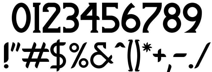 TJ Lordo One Font OTHER CHARS