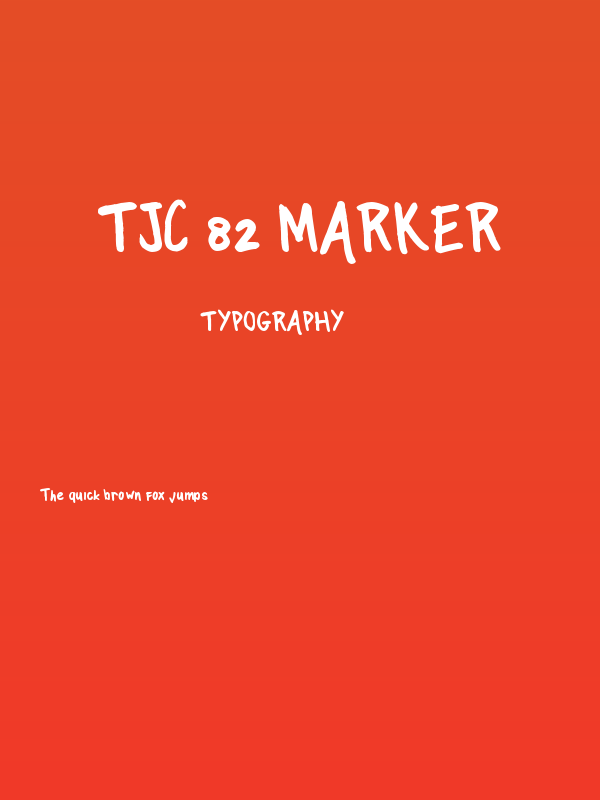 TJC 82 Marker Poster