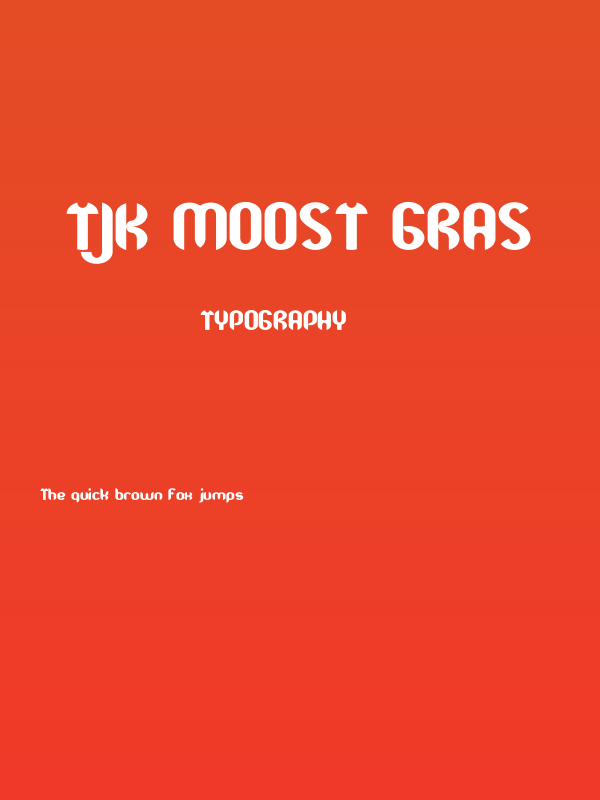 TJK Moost Gras Poster