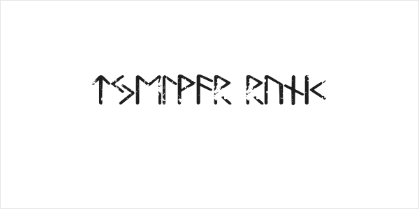 Tjelvar Runic Logo