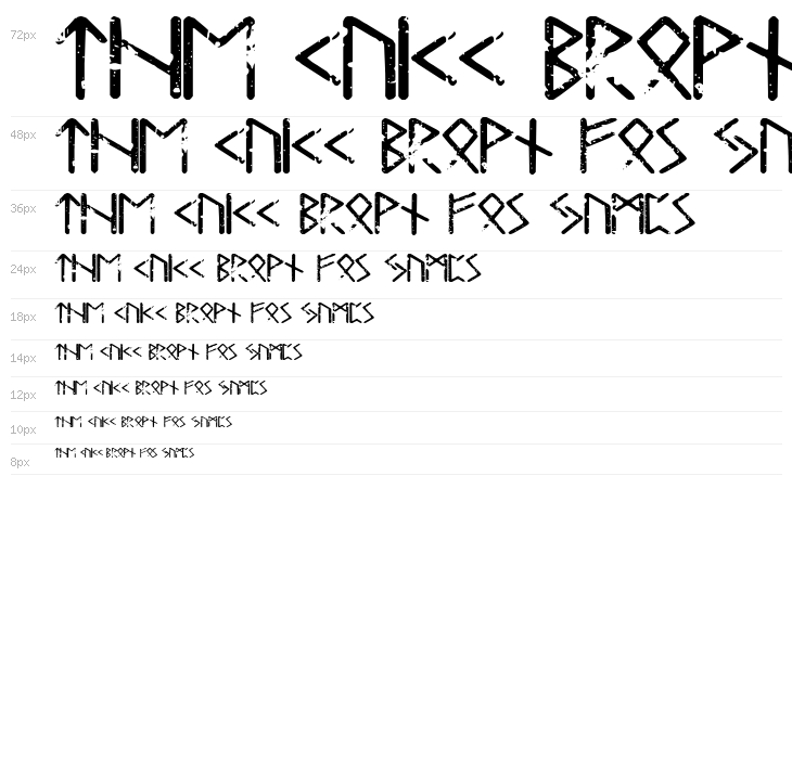 Tjelvar Runic Waterfall