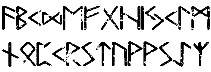 Tjelvar Runic Font LOWERCASE