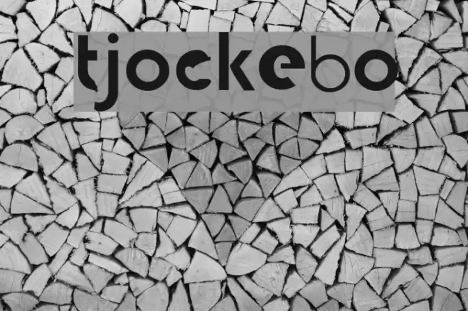 tjockebo Font examples