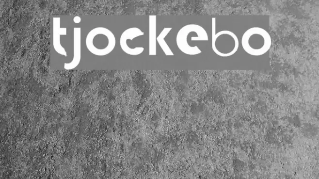 tjockebo Font examples