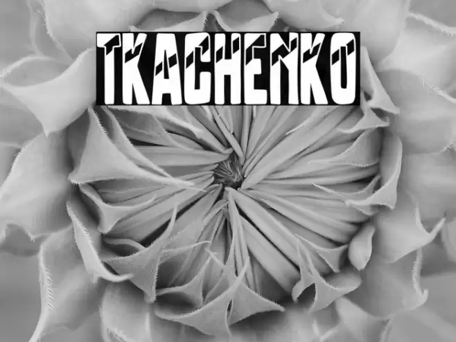 Tkachenko خط examples