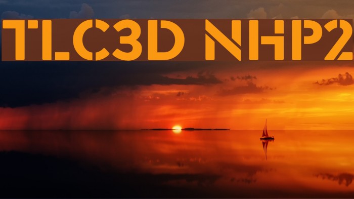 TLC3D NHP2 Font examples