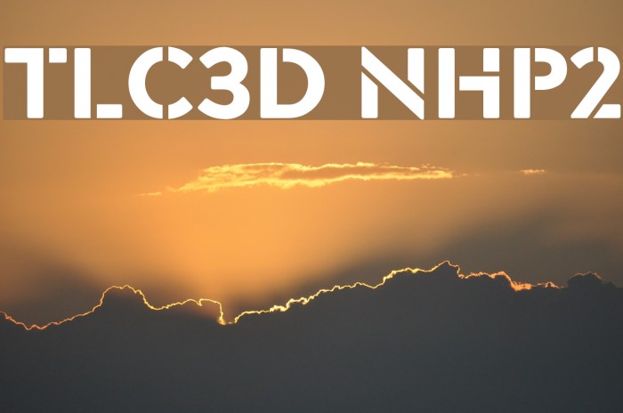 TLC3D NHP2 Font examples
