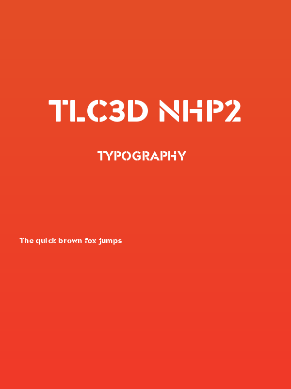 TLC3D NHP2 Poster