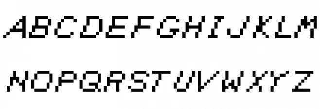 TLOZ Link's Awakening Regular Шрифта ВЕРХНИЙ