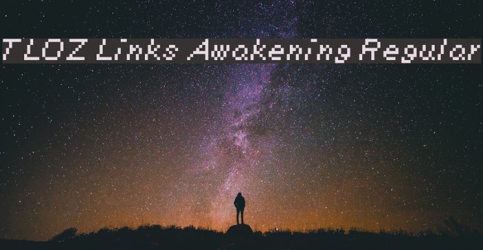 TLOZ Link's Awakening Regular Font examples