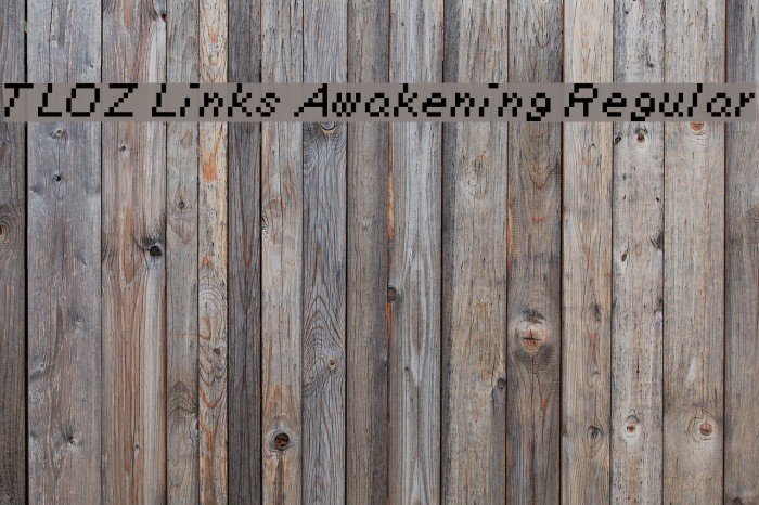 TLOZ Link's Awakening Regular Font examples