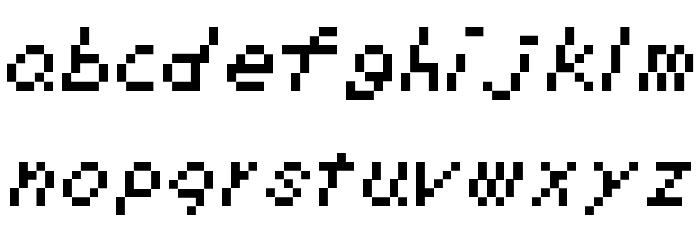 TLOZ Link's Awakening Regular Font LOWERCASE