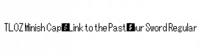 TLOZ Minish Cap/A Link to the Past/Four Sword Regular  Free Fonts Download